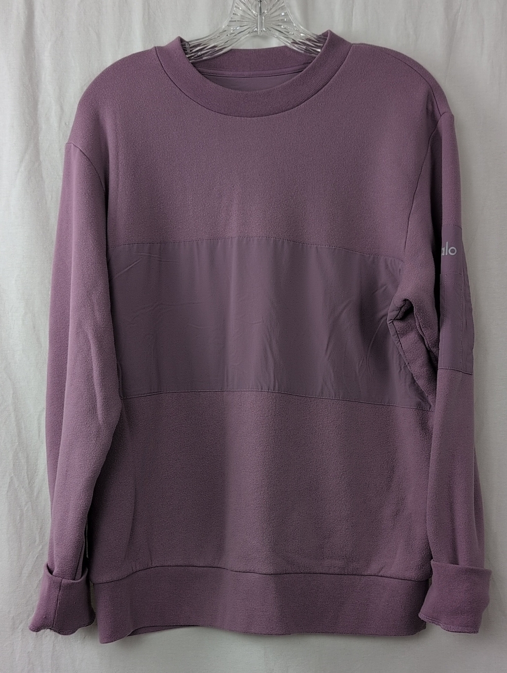 ALO Yoga Men’s Crewneck Sweatshirt - Dusty Mauve SZ M